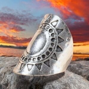 VINTAGE EGYPTIAN SUN RING SIZE 10